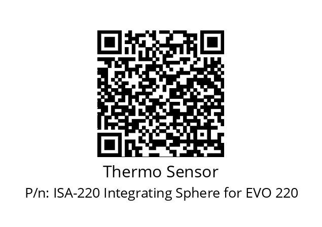   Thermo Sensor ISA-220 Integrating Sphere for EVO 220