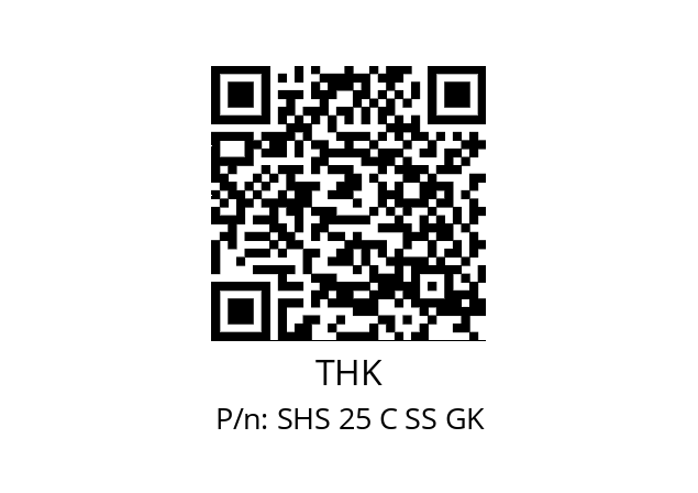   THK SHS 25 C SS GK