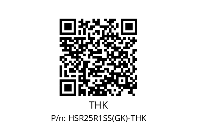   THK HSR25R1SS(GK)-THK