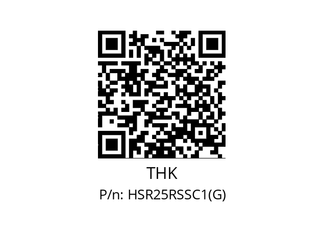   THK HSR25RSSC1(G)