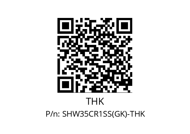   THK SHW35CR1SS(GK)-THK