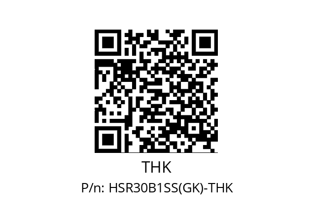   THK HSR30B1SS(GK)-THK