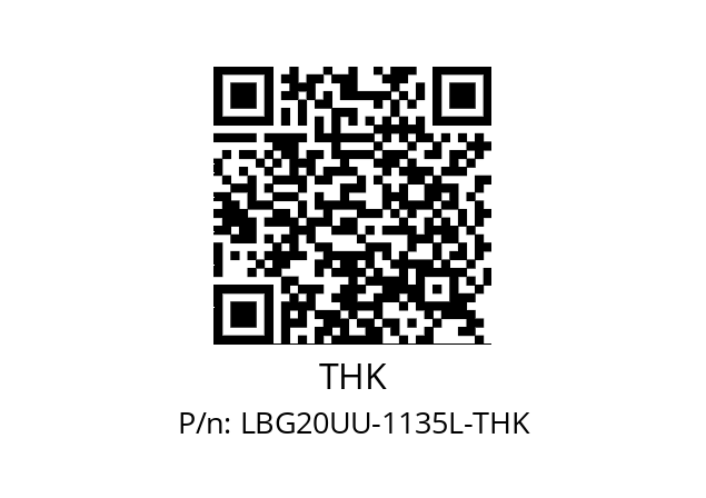   THK LBG20UU-1135L-THK