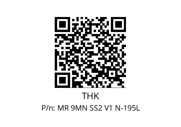   THK MR 9MN SS2 V1 N-195L