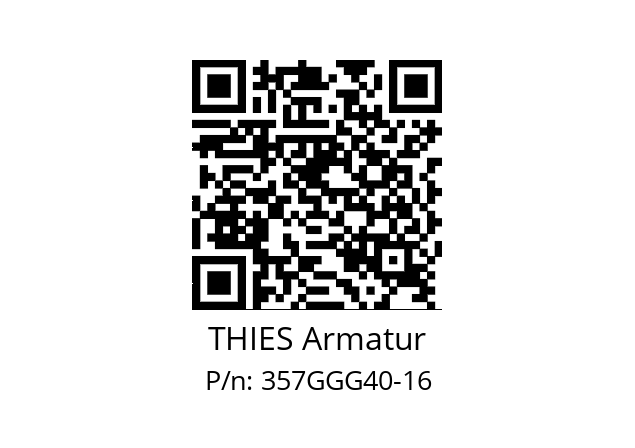   THIES Armatur 357GGG40-16