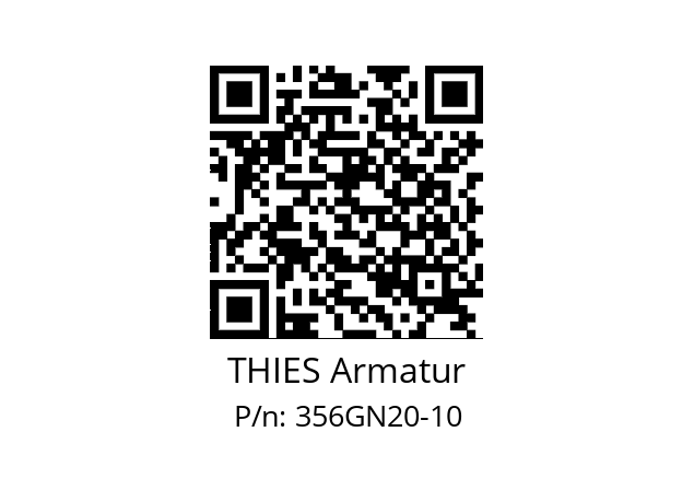   THIES Armatur 356GN20-10