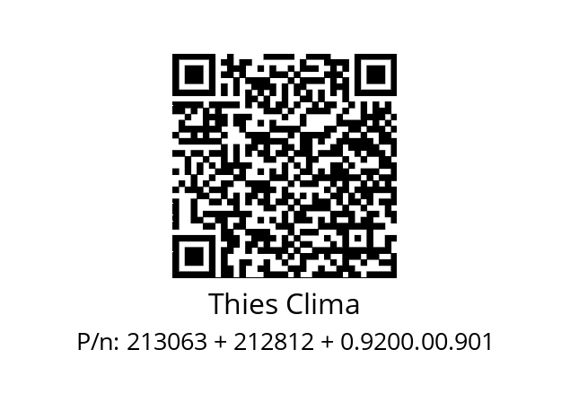   Thies Clima 213063 + 212812 + 0.9200.00.901