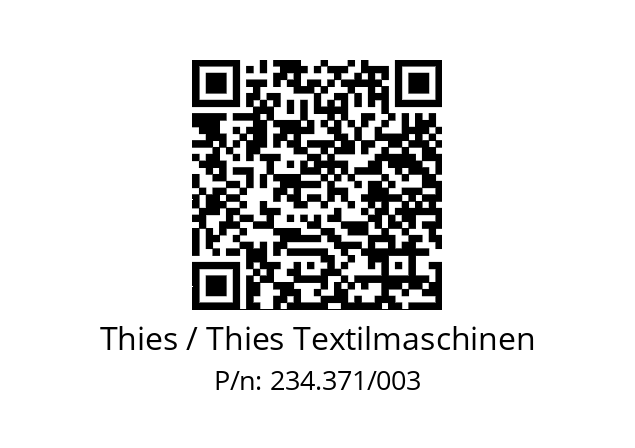   Thies / Thies Textilmaschinen 234.371/003