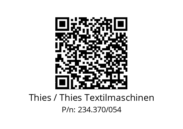   Thies / Thies Textilmaschinen 234.370/054