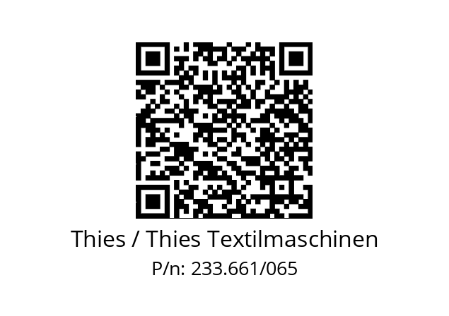   Thies / Thies Textilmaschinen 233.661/065