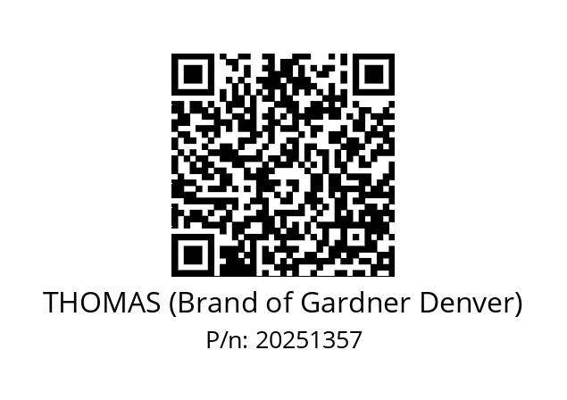   THOMAS (Brand of Gardner Denver) 20251357