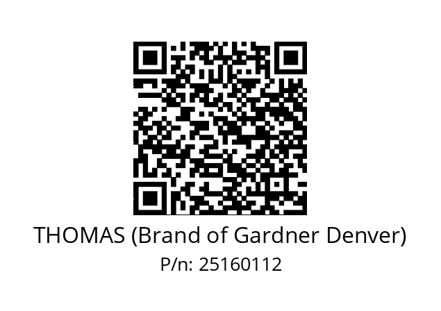   THOMAS (Brand of Gardner Denver) 25160112