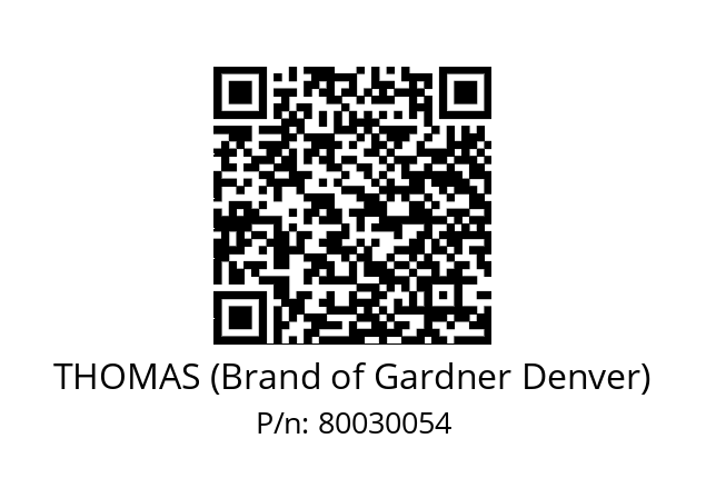   THOMAS (Brand of Gardner Denver) 80030054