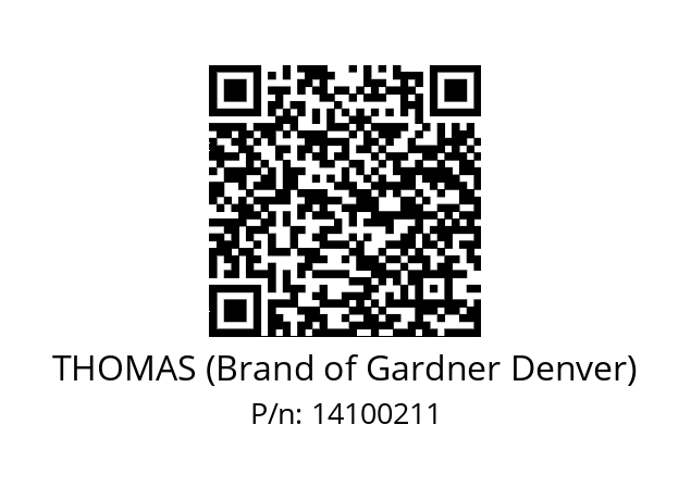   THOMAS (Brand of Gardner Denver) 14100211