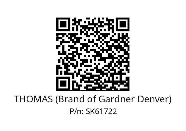   THOMAS (Brand of Gardner Denver) SK61722