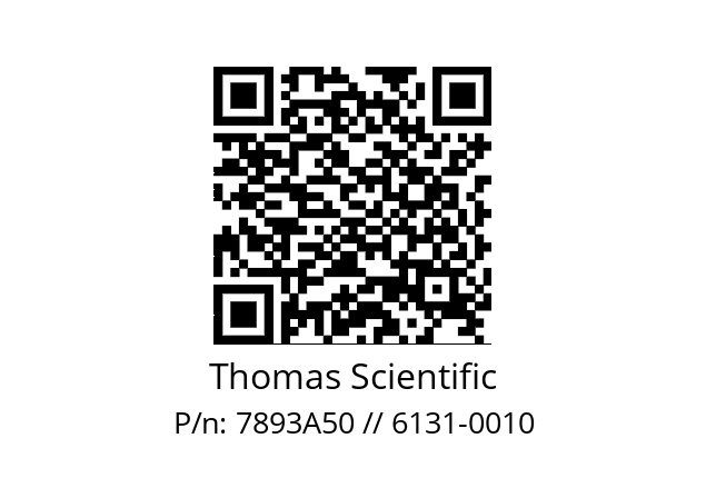   Thomas Scientific 7893A50 // 6131-0010