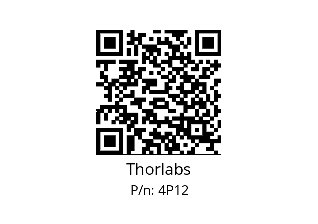   Thorlabs 4P12