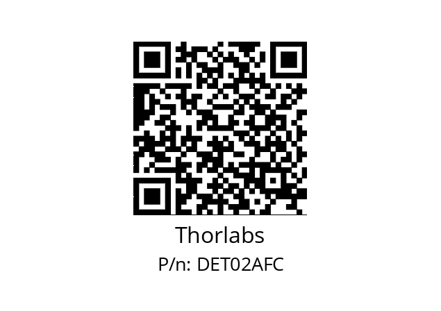   Thorlabs DET02AFC