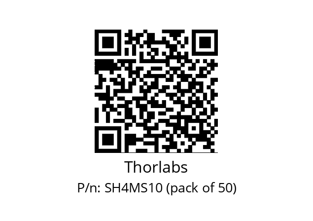   Thorlabs SH4MS10 (pack of 50)