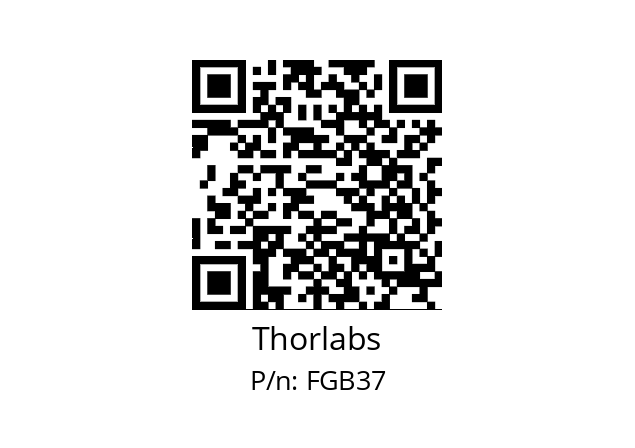   Thorlabs FGB37