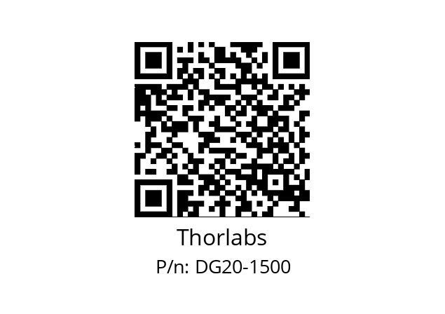   Thorlabs DG20-1500