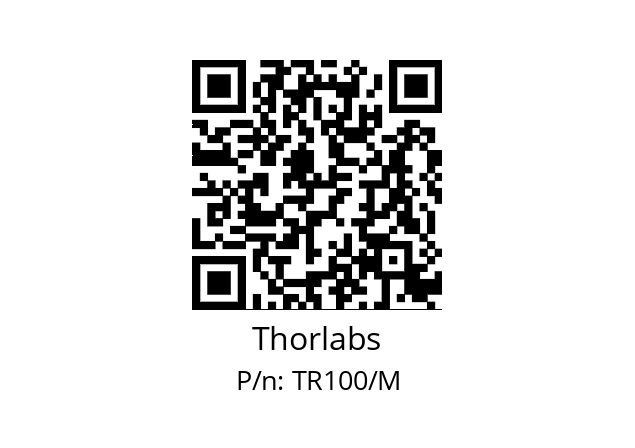   Thorlabs TR100/M