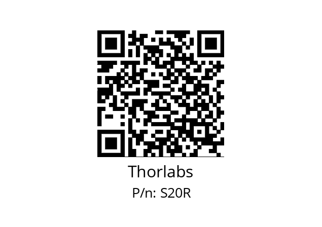   Thorlabs S20R