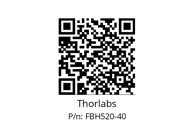   Thorlabs FBH520-40