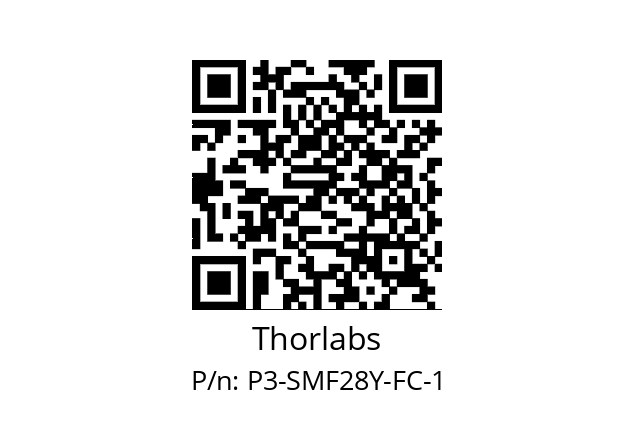   Thorlabs P3-SMF28Y-FC-1