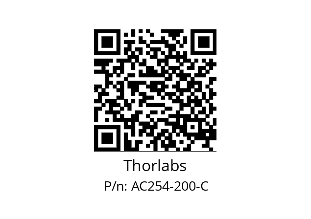   Thorlabs AC254-200-C