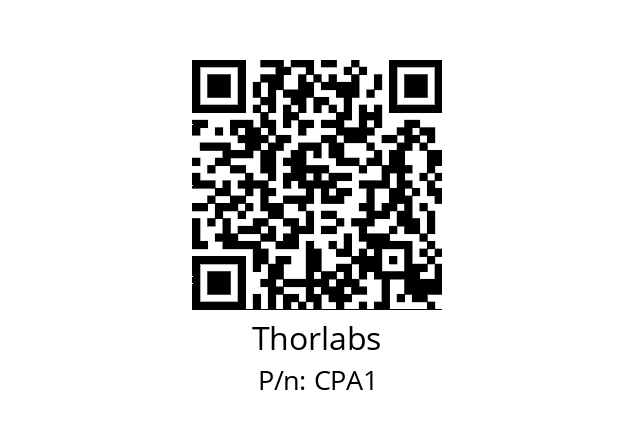   Thorlabs CPA1