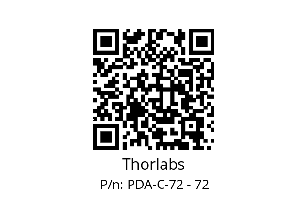   Thorlabs PDA-C-72 - 72