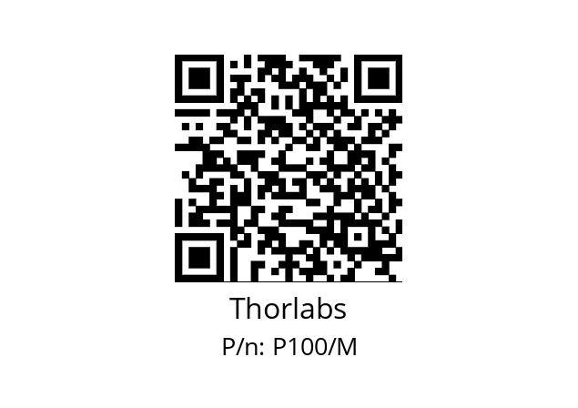   Thorlabs P100/M