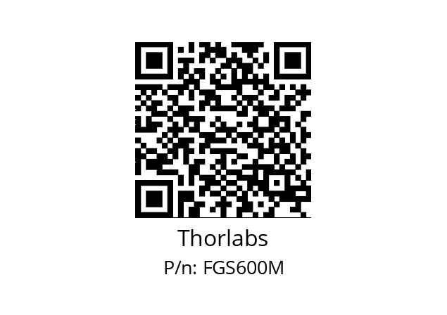   Thorlabs FGS600M