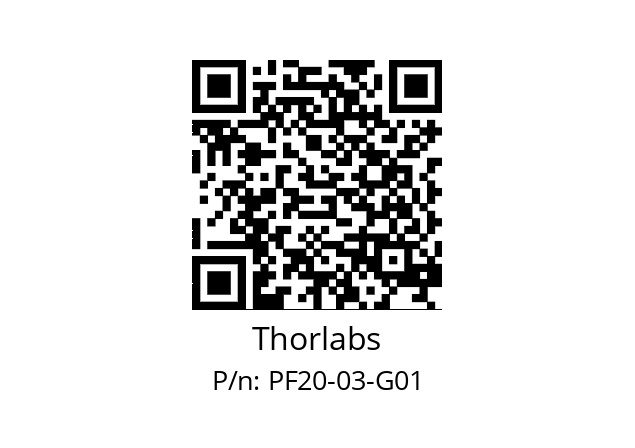   Thorlabs PF20-03-G01