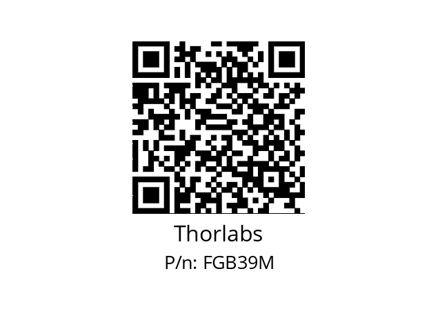   Thorlabs FGB39M