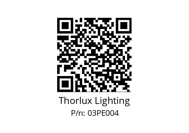   Thorlux Lighting 03PE004