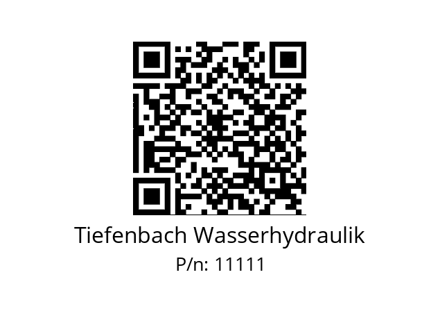   Tiefenbach Wasserhydraulik 11111