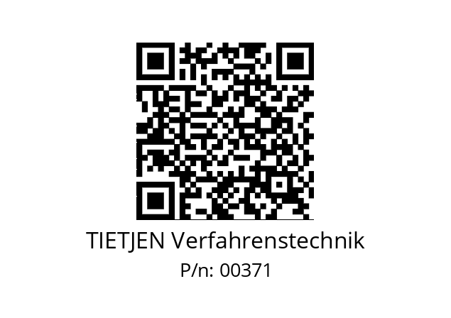   TIETJEN Verfahrenstechnik 00371