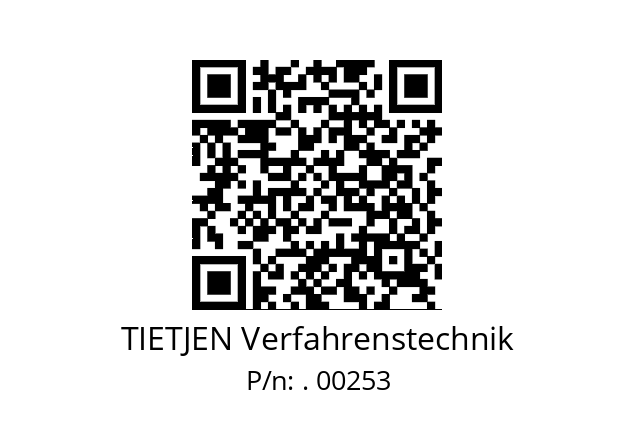   TIETJEN Verfahrenstechnik . 00253