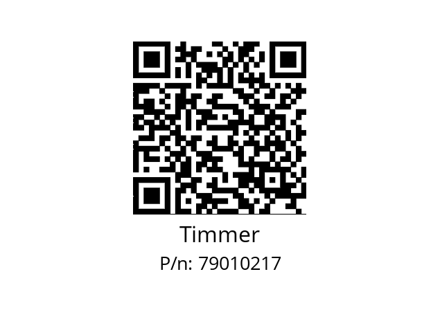   Timmer 79010217