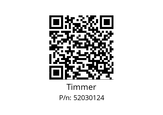   Timmer 52030124