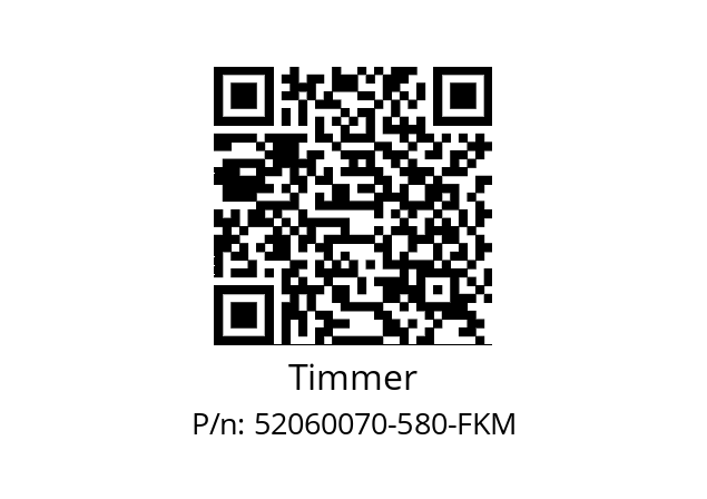   Timmer 52060070-580-FKM