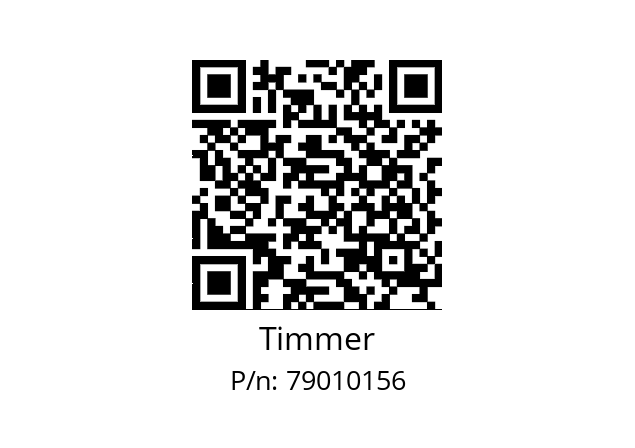   Timmer 79010156