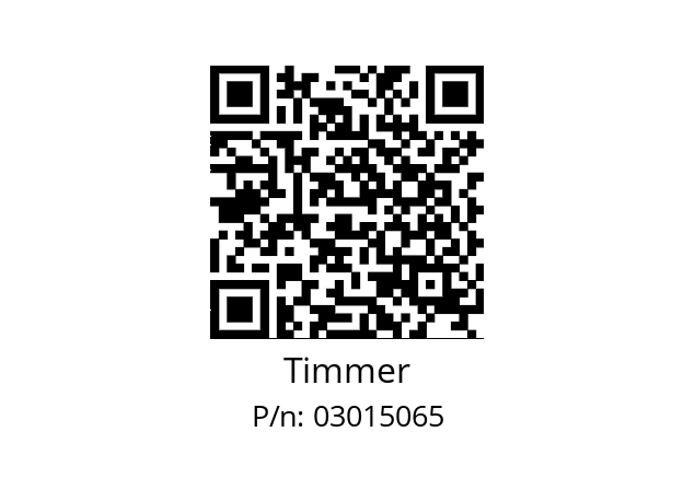   Timmer 03015065