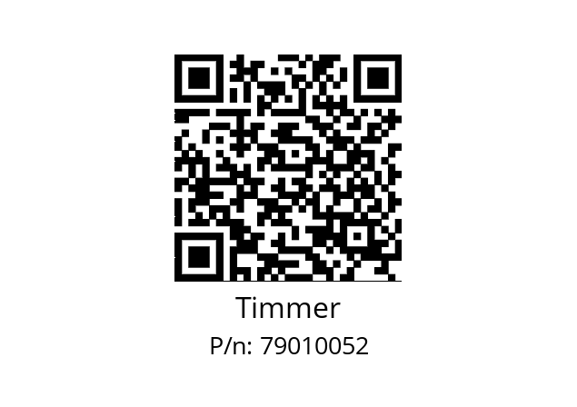   Timmer 79010052