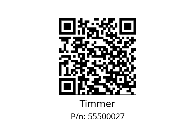   Timmer 55500027