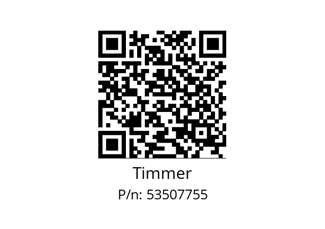   Timmer 53507755