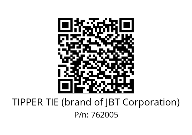   TIPPER TIE (brand of JBT Corporation) 762005