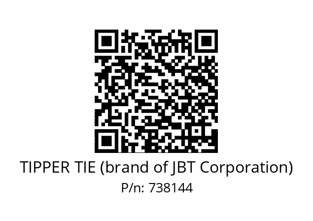   TIPPER TIE (brand of JBT Corporation) 738144